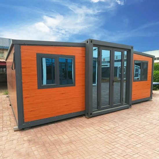 Modern Collapsible Expandable Flat Pack 40 FT Modular Prefabricated ...