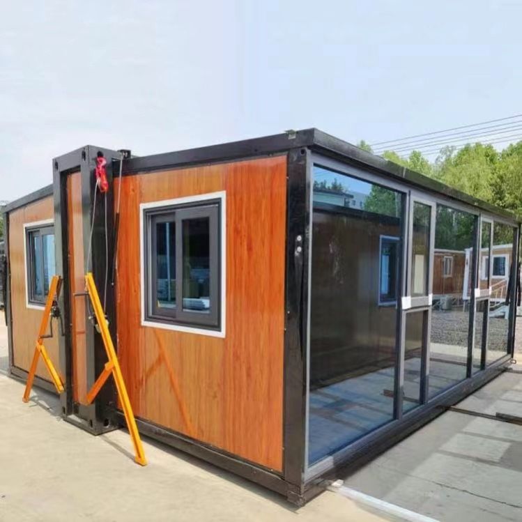Modern Collapsible Expandable Flat Pack 40 FT Modular Prefabricated ...