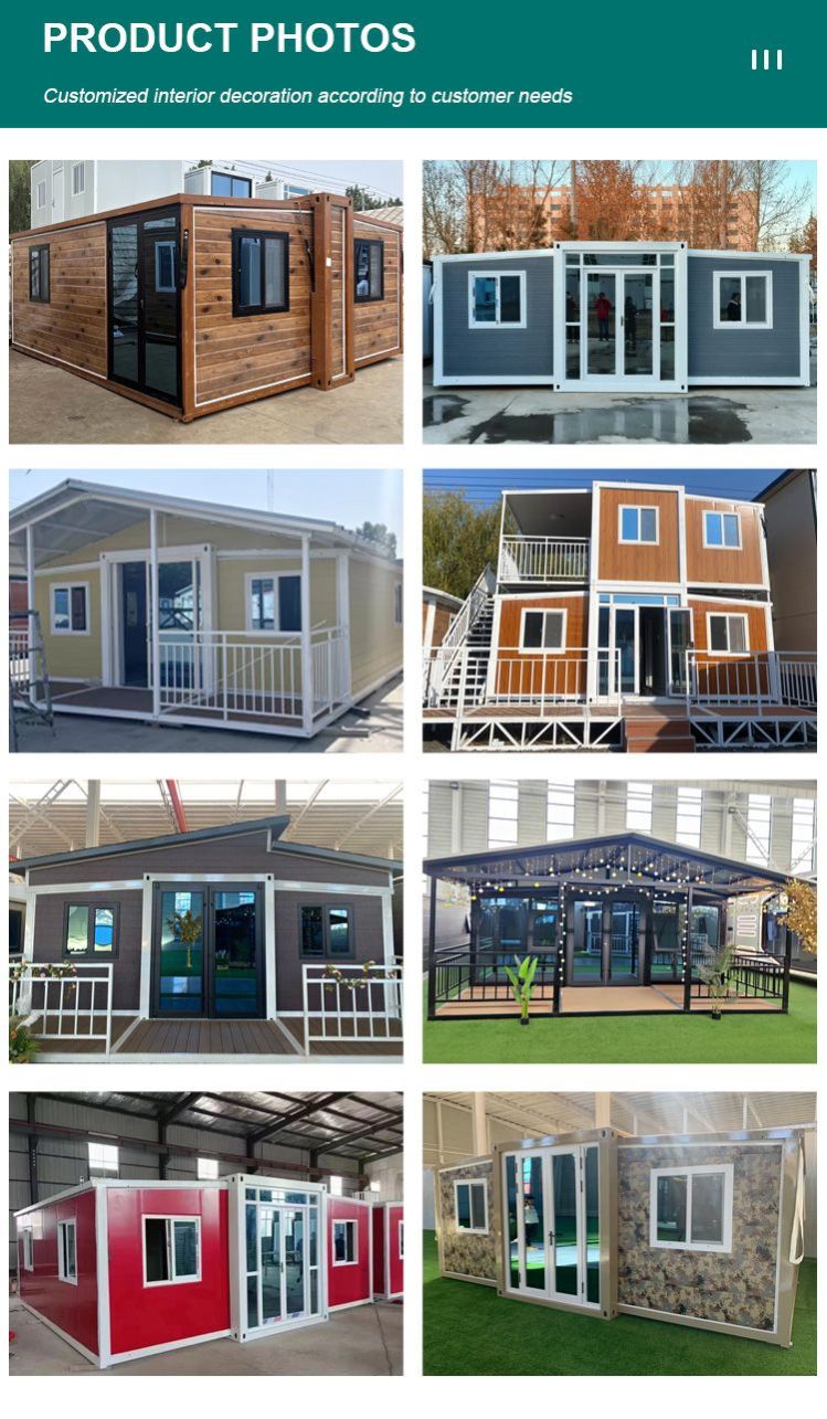 Modern Collapsible Expandable Flat Pack 40 FT Modular Prefabricated ...